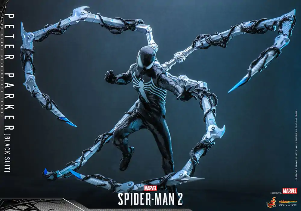 Spider-Man 2 Video Game Masterpiece Action Figure 1/6 Peter Parker (Black Suit) 30 cm product photo