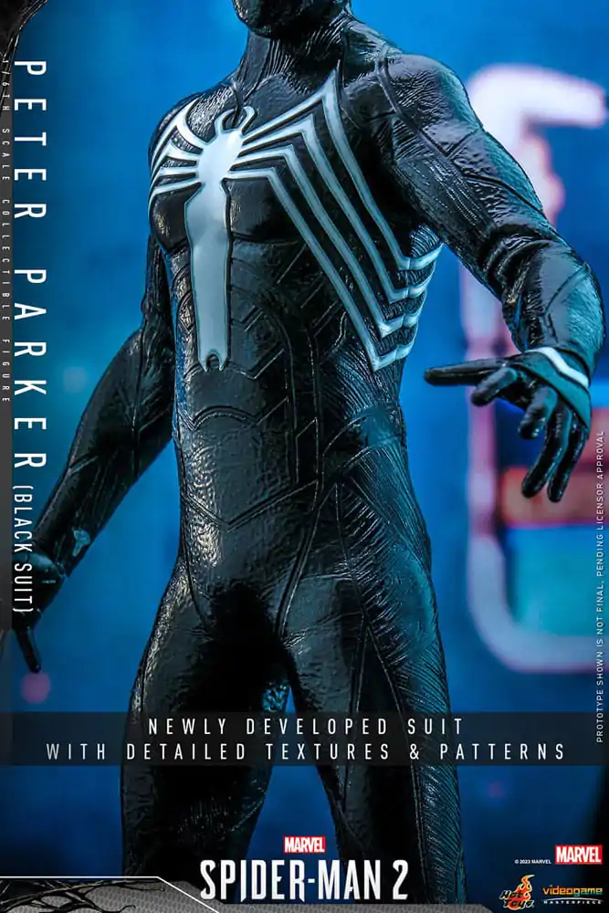 Spider-Man 2 Video Game Masterpiece Action Figure 1/6 Peter Parker (Black Suit) 30 cm product photo