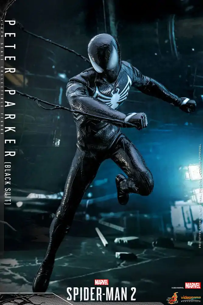 Spider-Man 2 Video Game Masterpiece Action Figure 1/6 Peter Parker (Black Suit) 30 cm product photo