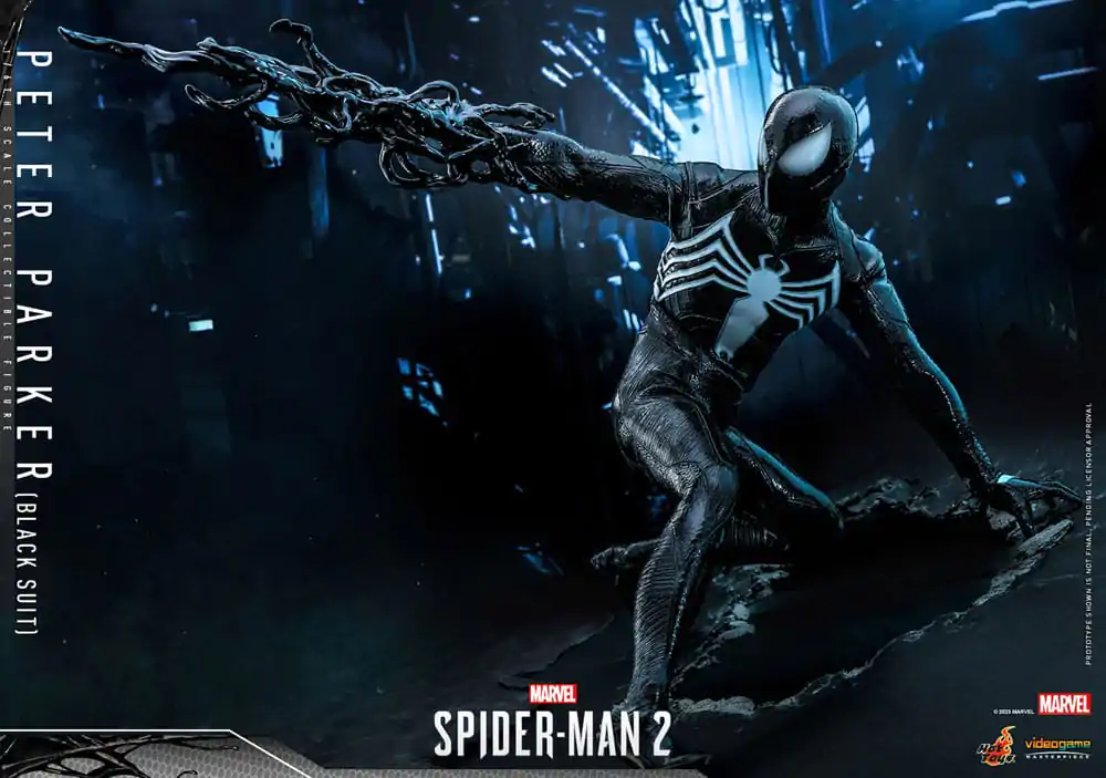 Spider-Man 2 Video Game Masterpiece Action Figure 1/6 Peter Parker (Black Suit) 30 cm product photo