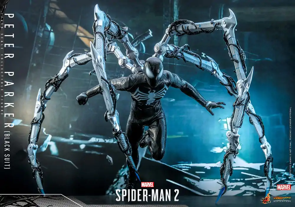 Spider-Man 2 Video Game Masterpiece Action Figure 1/6 Peter Parker (Black Suit) 30 cm product photo