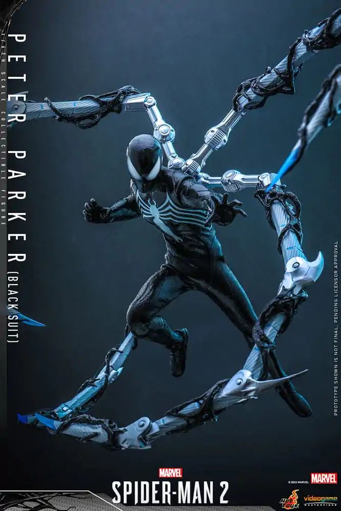 Spider-Man 2 Video Game Masterpiece Action Figure 1/6 Peter Parker (Black Suit) 30 cm product photo