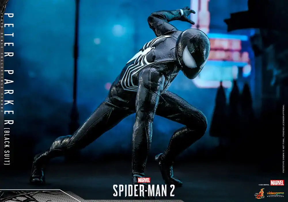 Spider-Man 2 Video Game Masterpiece Action Figure 1/6 Peter Parker (Black Suit) 30 cm product photo
