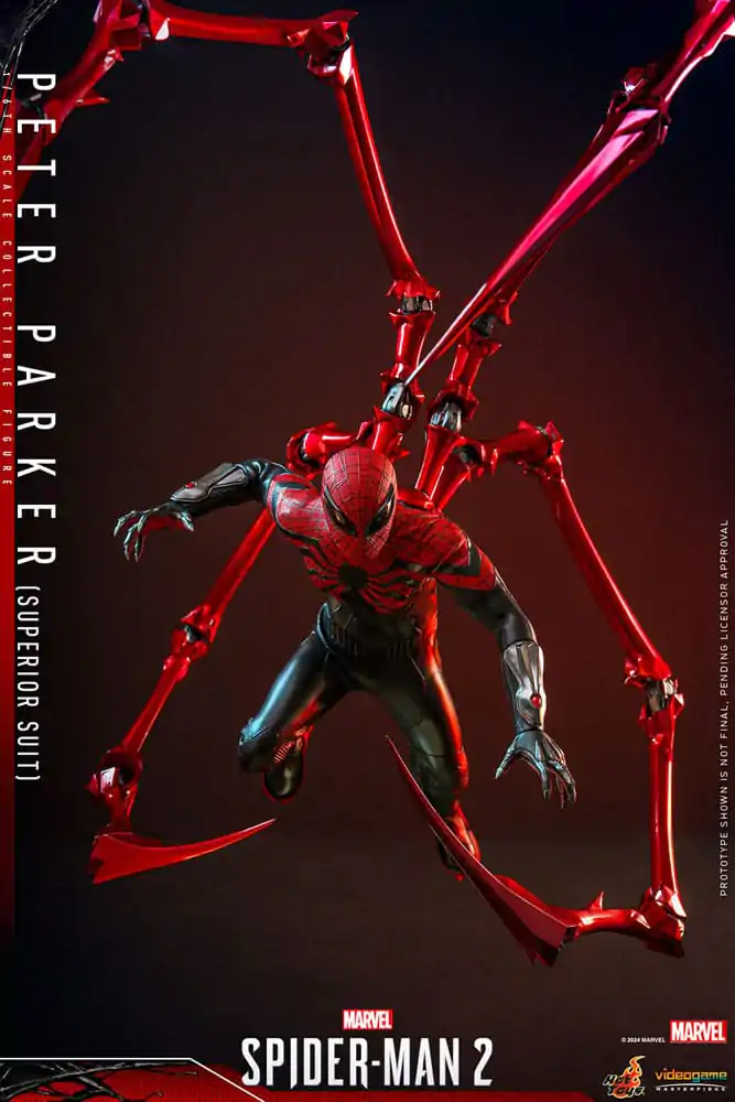 Spider-Man 2 Video Game Masterpiece Action Figure 1/6 Peter Parker (Superior Suit) 30 cm product photo