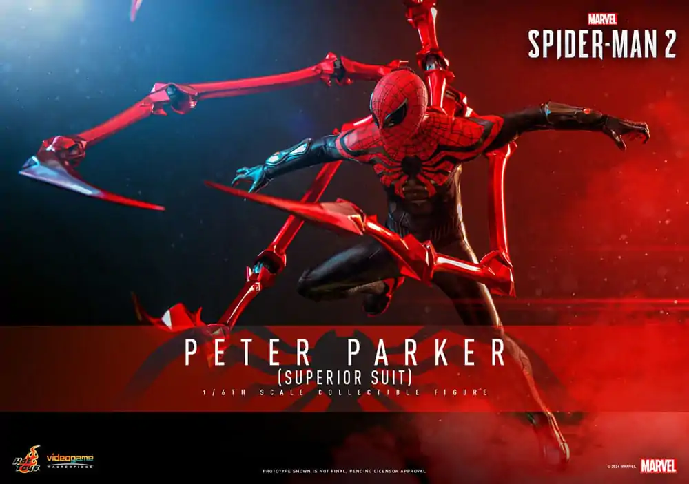 Spider-Man 2 Video Game Masterpiece Action Figure 1/6 Peter Parker (Superior Suit) 30 cm product photo