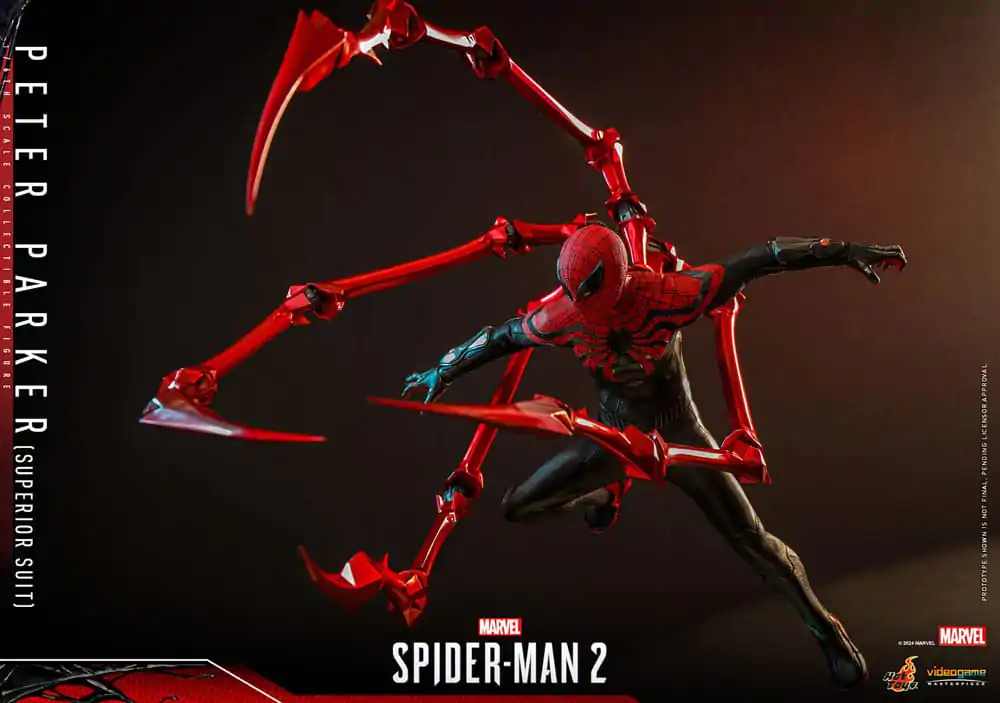 Spider-Man 2 Video Game Masterpiece Action Figure 1/6 Peter Parker (Superior Suit) 30 cm product photo