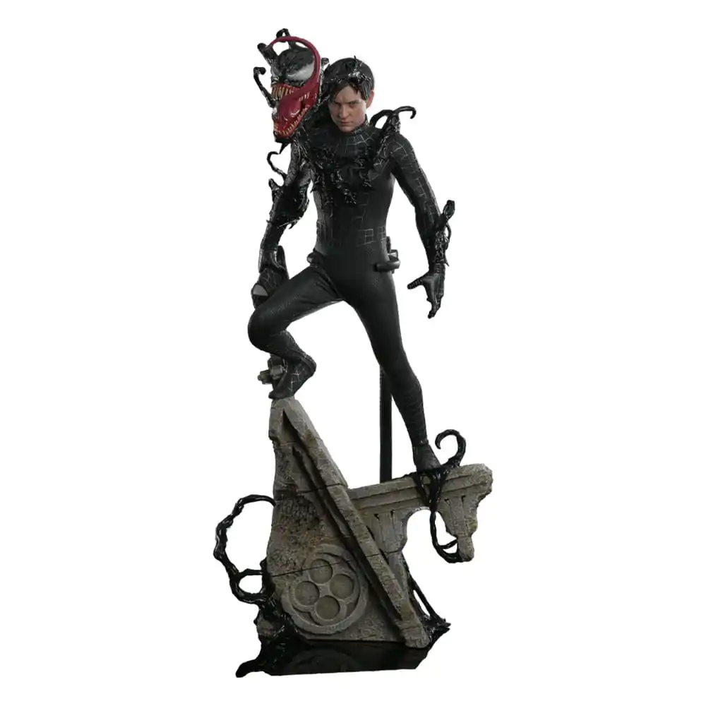 Spider-Man 3 Movie Masterpiece Action Figure 1/6 Spider-Man (Black Suit) (Deluxe Version) 30 cm product photo
