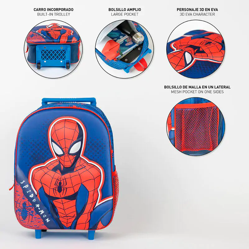 Marvel Spiderman 3D trolley 31cm termékfotó