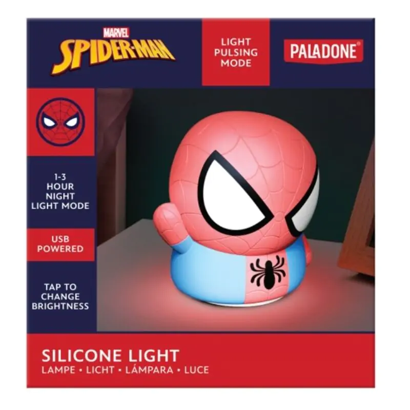 Marvel Spiderman 3D lamp 14cm termékfotó