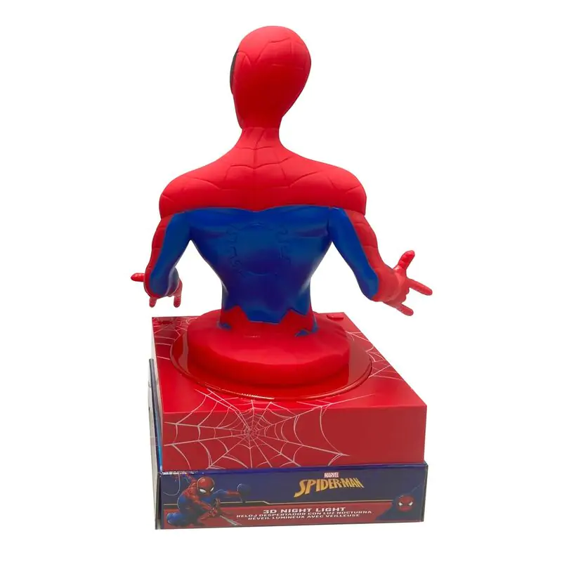 Marvel Spiderman 3D lamp with alarm clock termékfotó