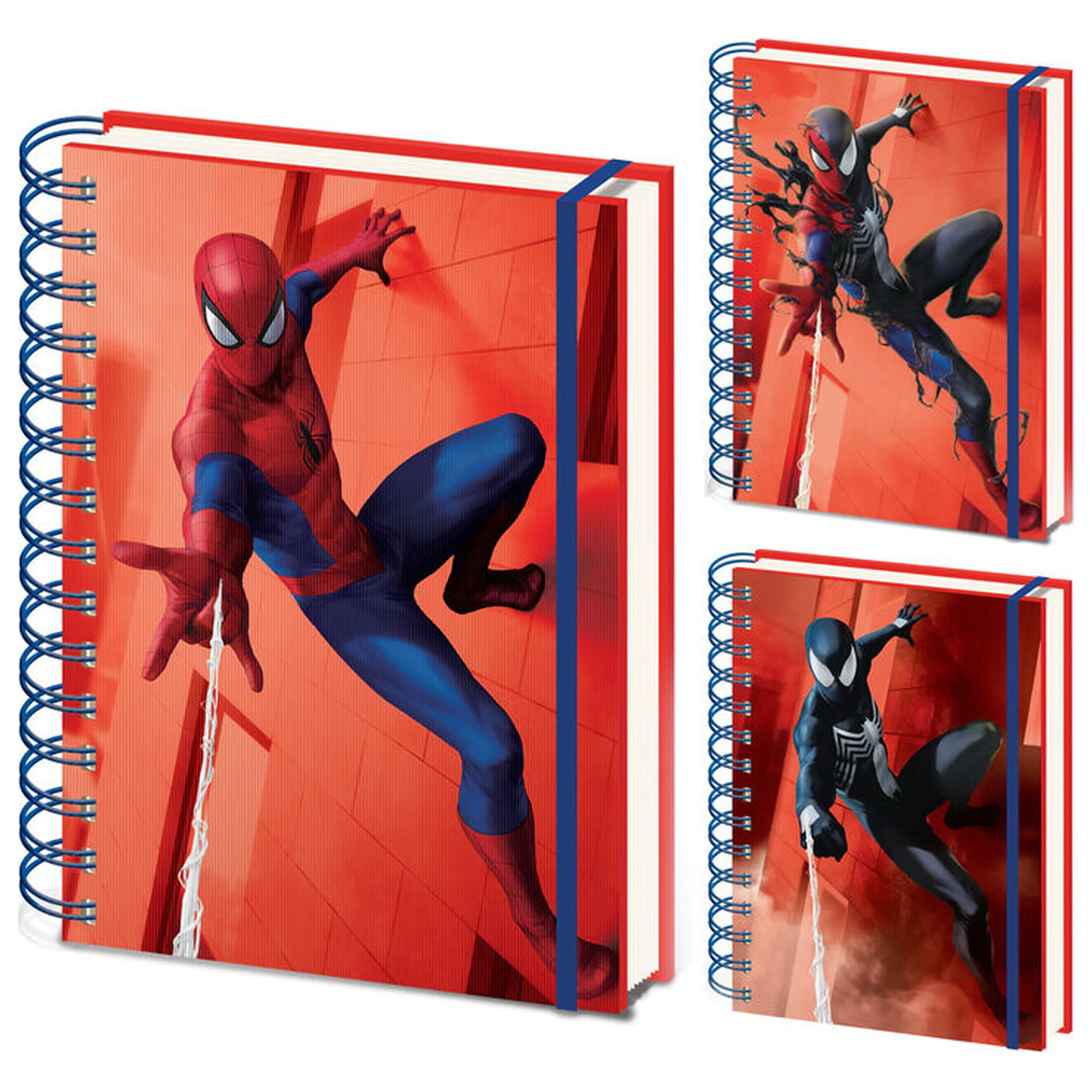 Marvel Spiderman A5 3D lenticular notebook product photo