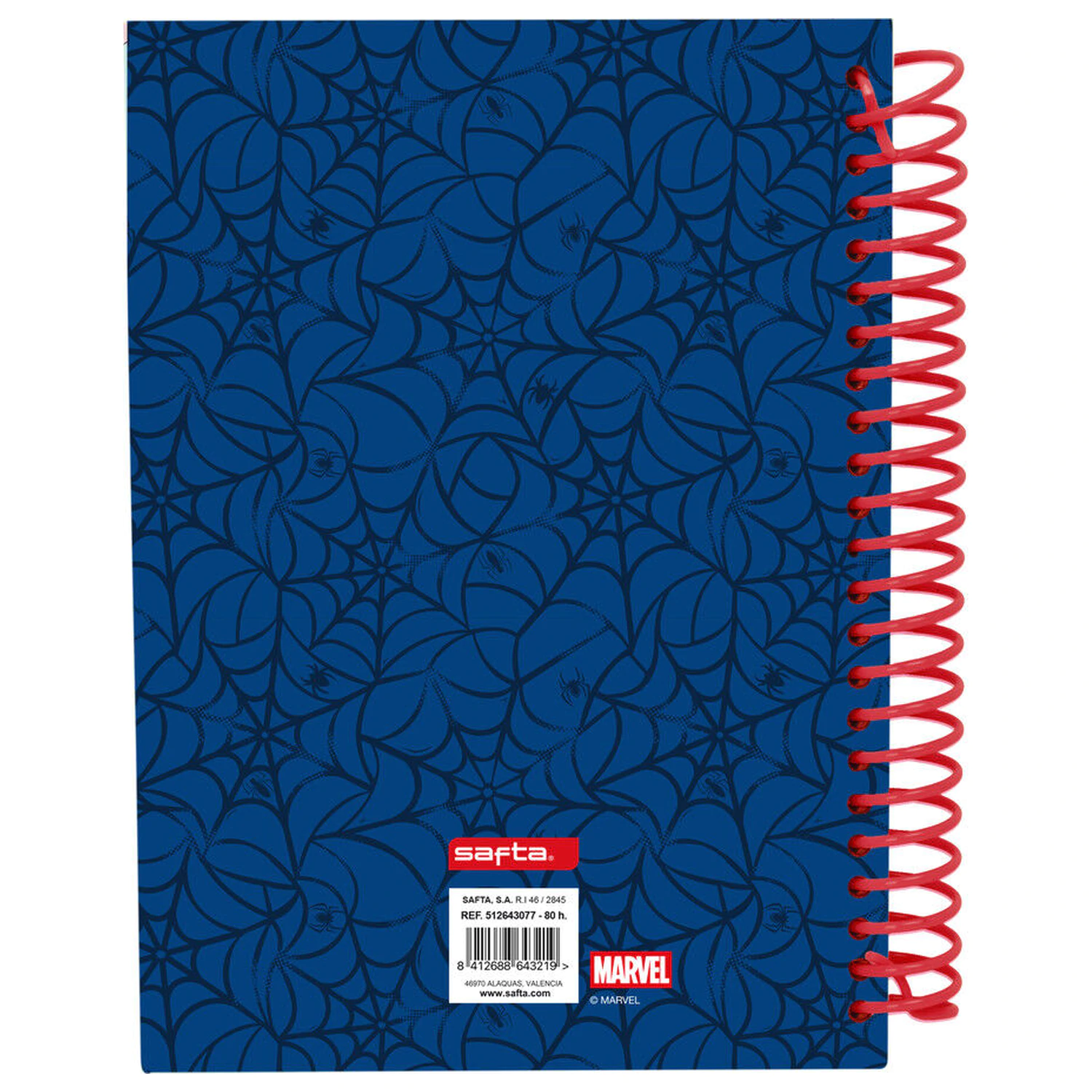 Marvel Spiderman A5 notebook product photo