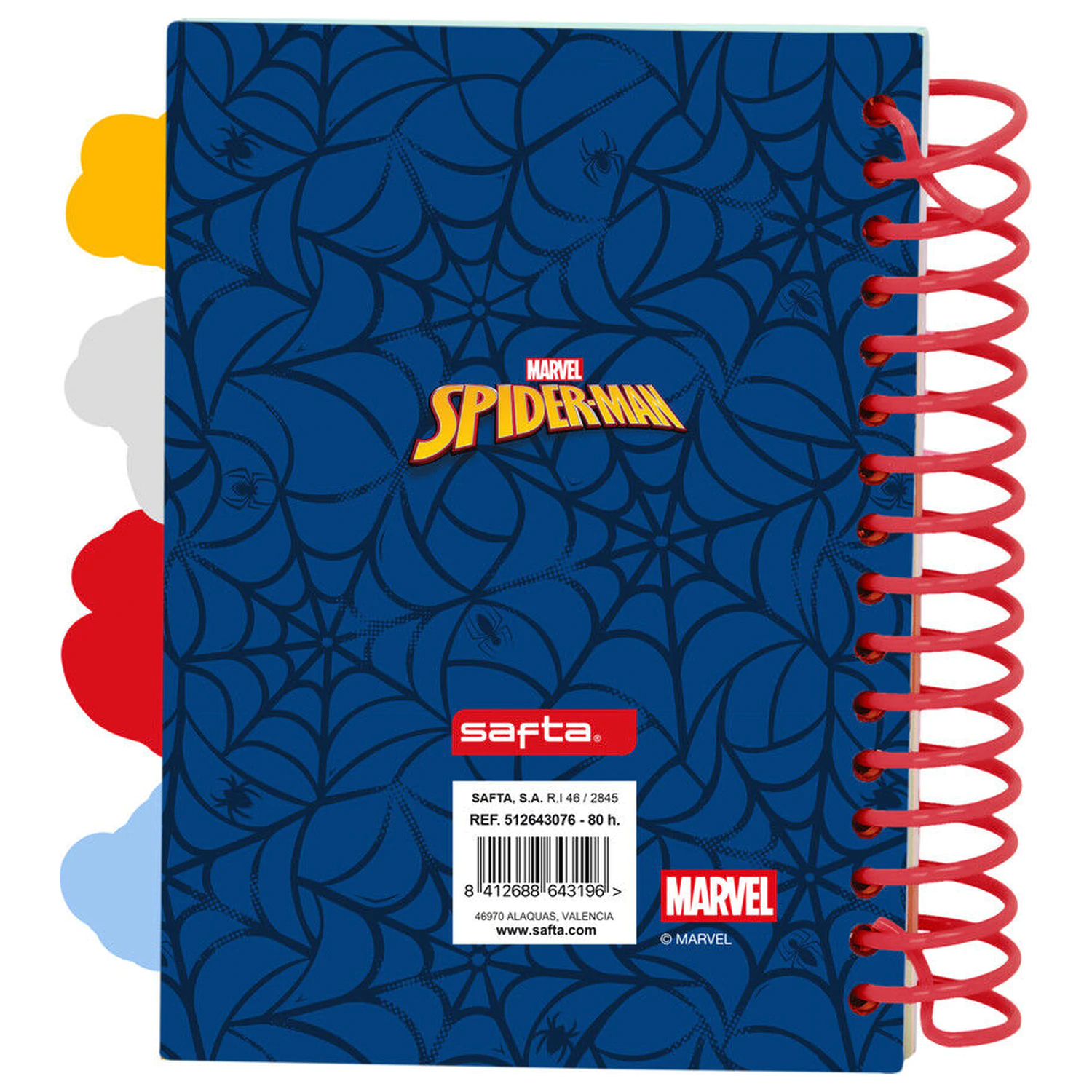 Marvel Spiderman A6 notebook product photo