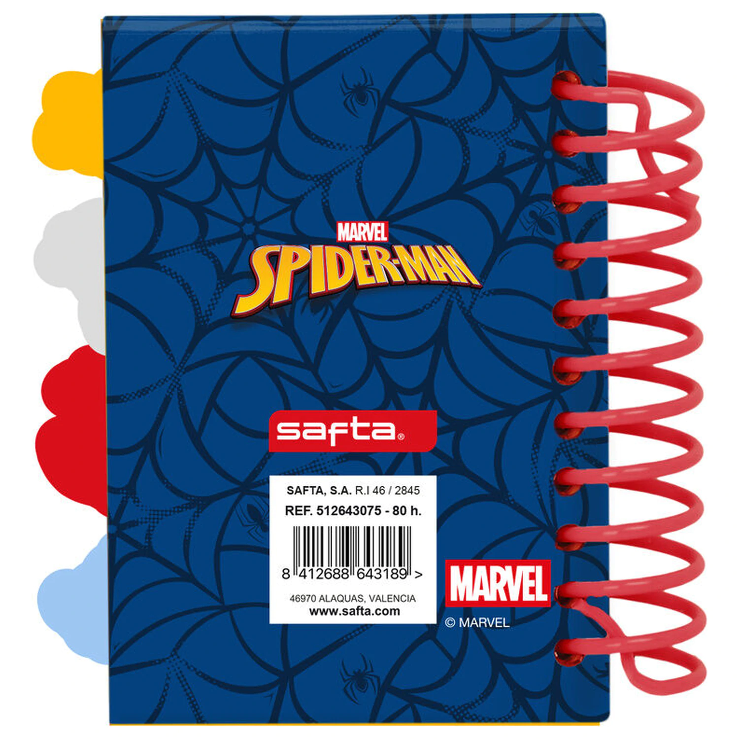 Marvel Spiderman A7 notebook product photo