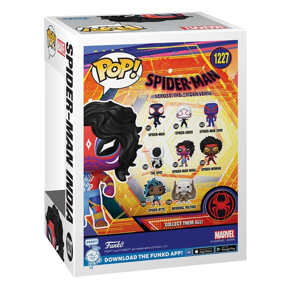 Spider-Man: Across the Spider-Verse POP! Movies Vinyl Figure Spider-Man India 9 cm product photo