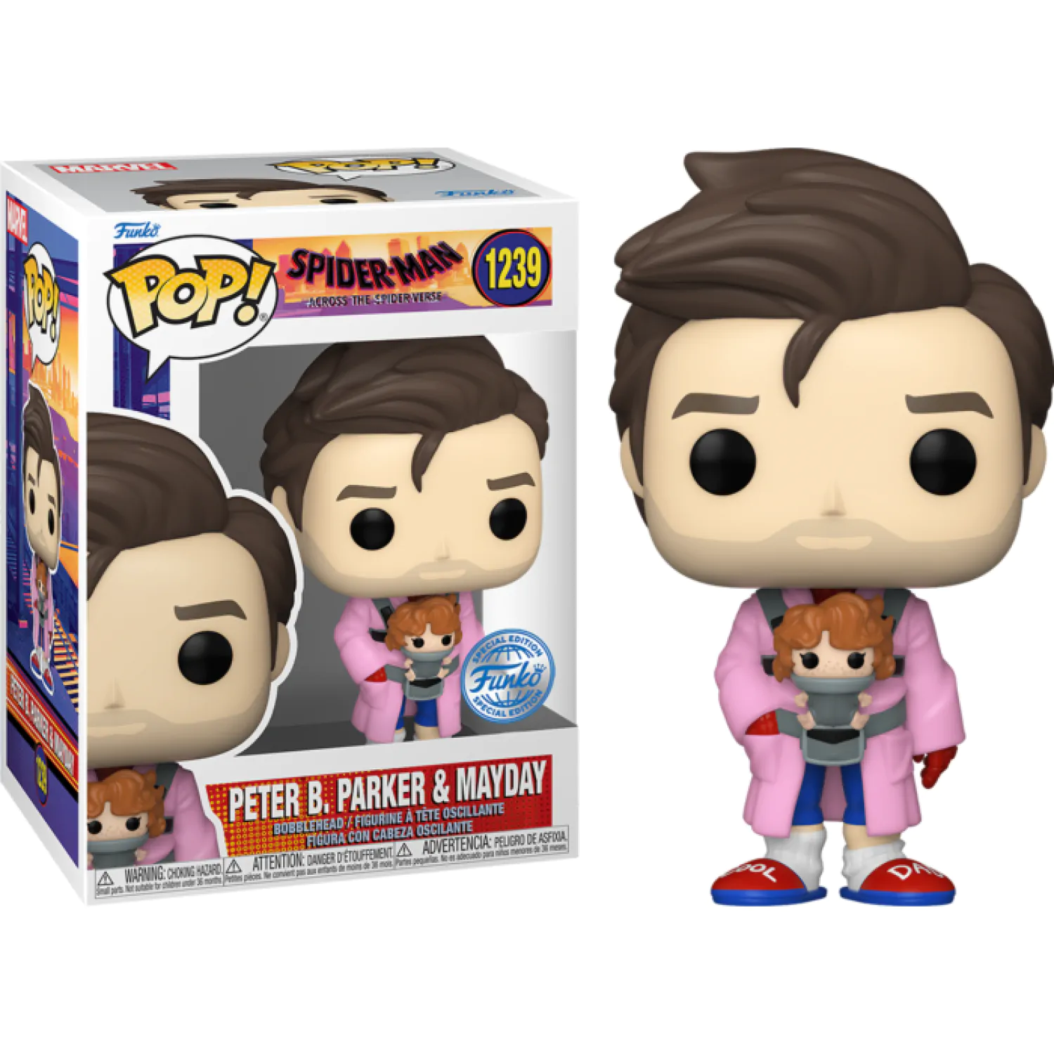 Spider-Man: Across the Spider-Verse Funko POP! Vinyl Figure Peter B. Parker & Mayday 9 cm product photo