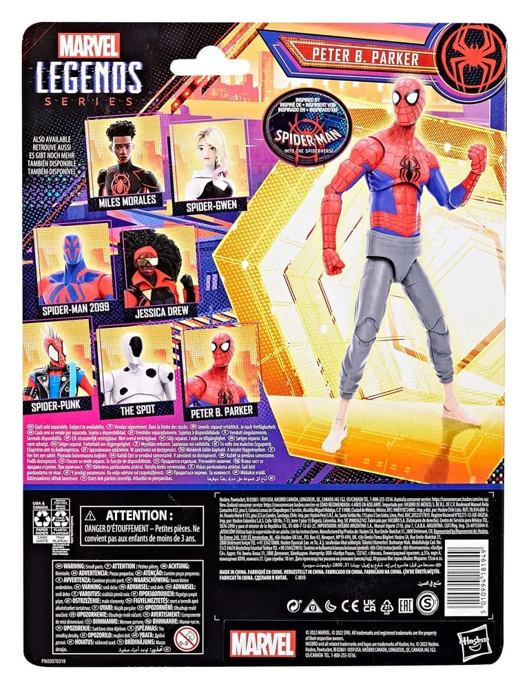Spider-Man: Across the Spider-Verse Marvel Legends Action Figure Peter B. Parker 15 cm product photo