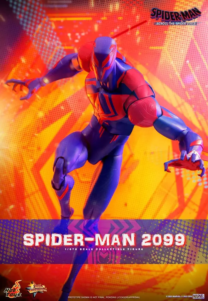 Spider-Man: Across the Spider-Verse Movie Masterpiece Action Figure 1/6 Spider-Man 2099 33 cm product photo