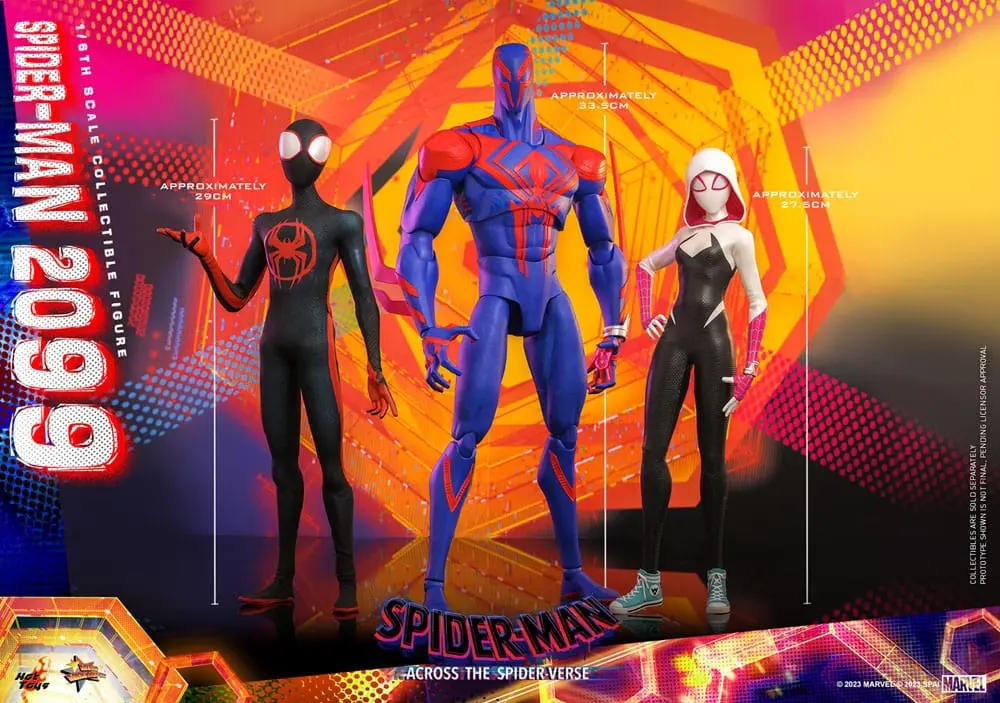 Spider-Man: Across the Spider-Verse Movie Masterpiece Action Figure 1/6 Spider-Man 2099 33 cm product photo