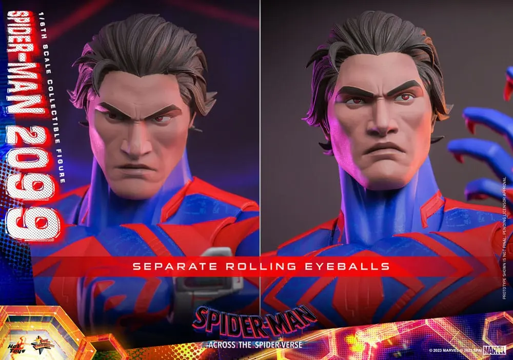 Spider-Man: Across the Spider-Verse Movie Masterpiece Action Figure 1/6 Spider-Man 2099 33 cm product photo