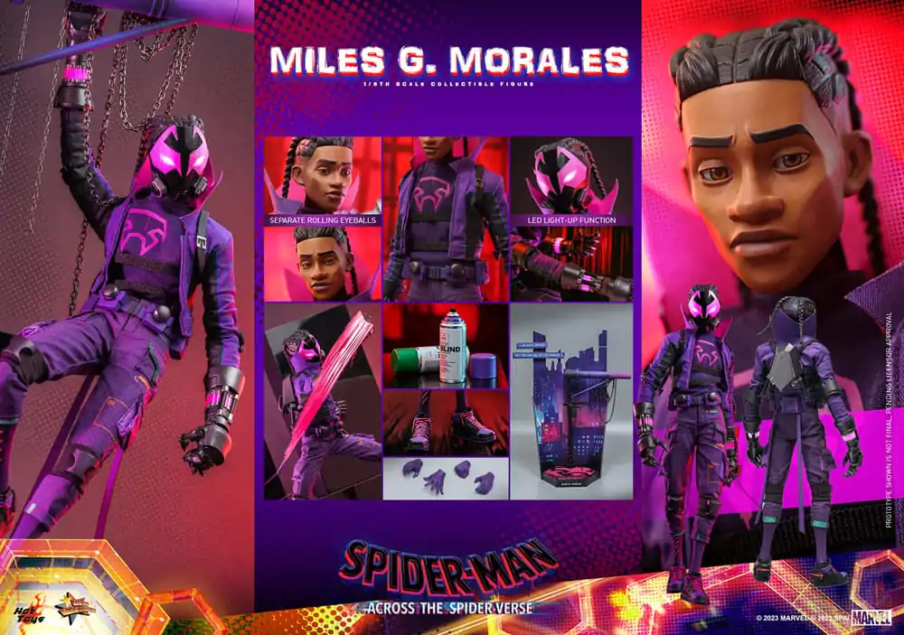 Spider-Man: Across the Spider-Verse Movie Masterpiece Action Figure 1/6 Spider-Punk 32 cm product photo