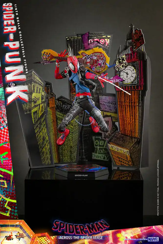 Spider-Man: Across the Spider-Verse Movie Masterpiece Action Figure 1/6 Spider-Punk 32 cm product photo
