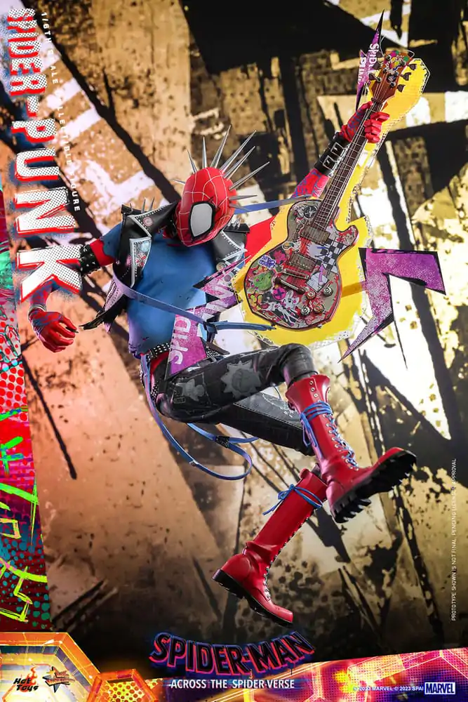 Spider-Man: Across the Spider-Verse Movie Masterpiece Action Figure 1/6 Spider-Punk 32 cm product photo