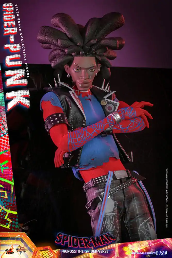 Spider-Man: Across the Spider-Verse Movie Masterpiece Action Figure 1/6 Spider-Punk 32 cm product photo