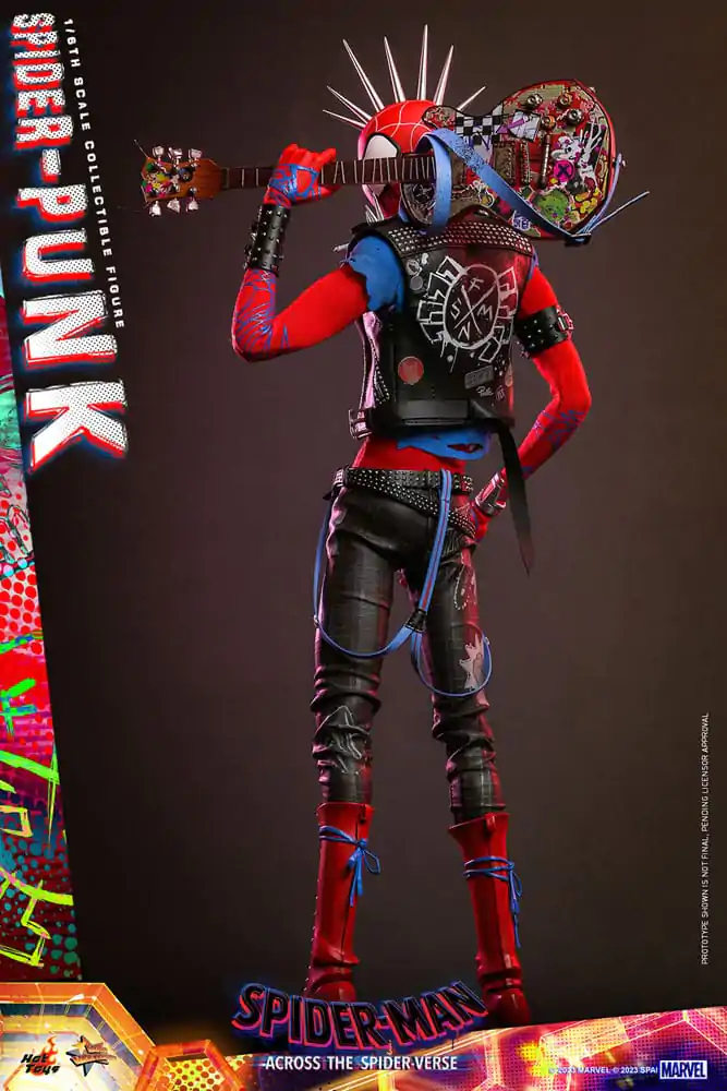 Spider-Man: Across the Spider-Verse Movie Masterpiece Action Figure 1/6 Spider-Punk 32 cm product photo