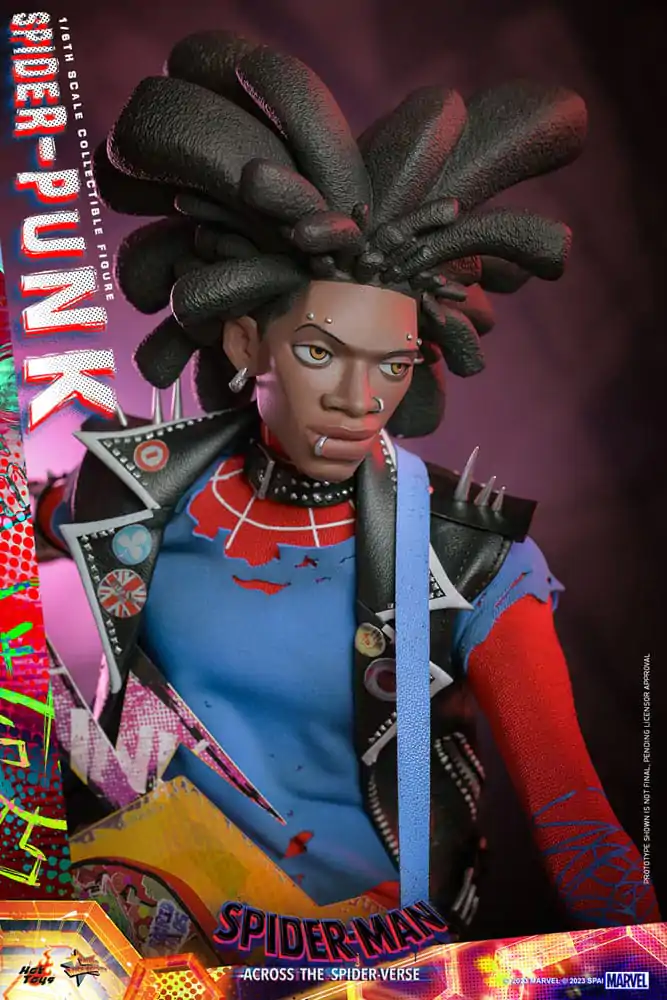 Spider-Man: Across the Spider-Verse Movie Masterpiece Action Figure 1/6 Spider-Punk 32 cm product photo