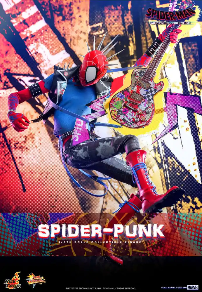 Spider-Man: Across the Spider-Verse Movie Masterpiece Action Figure 1/6 Spider-Punk 32 cm product photo