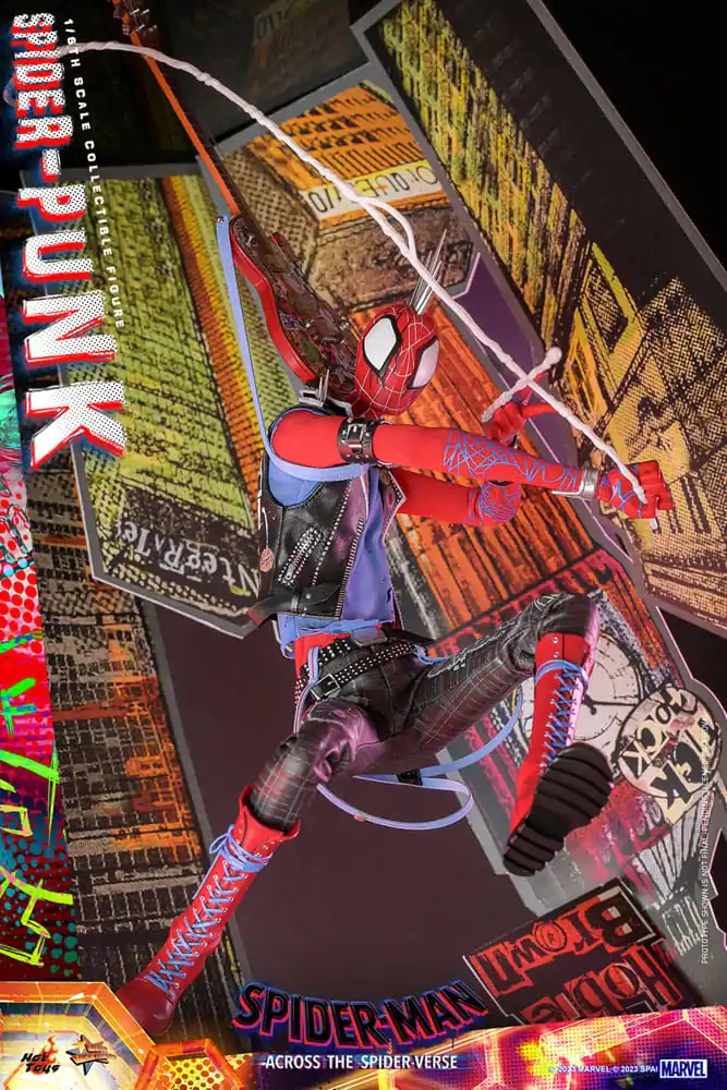 Spider-Man: Across the Spider-Verse Movie Masterpiece Action Figure 1/6 Spider-Punk 32 cm product photo