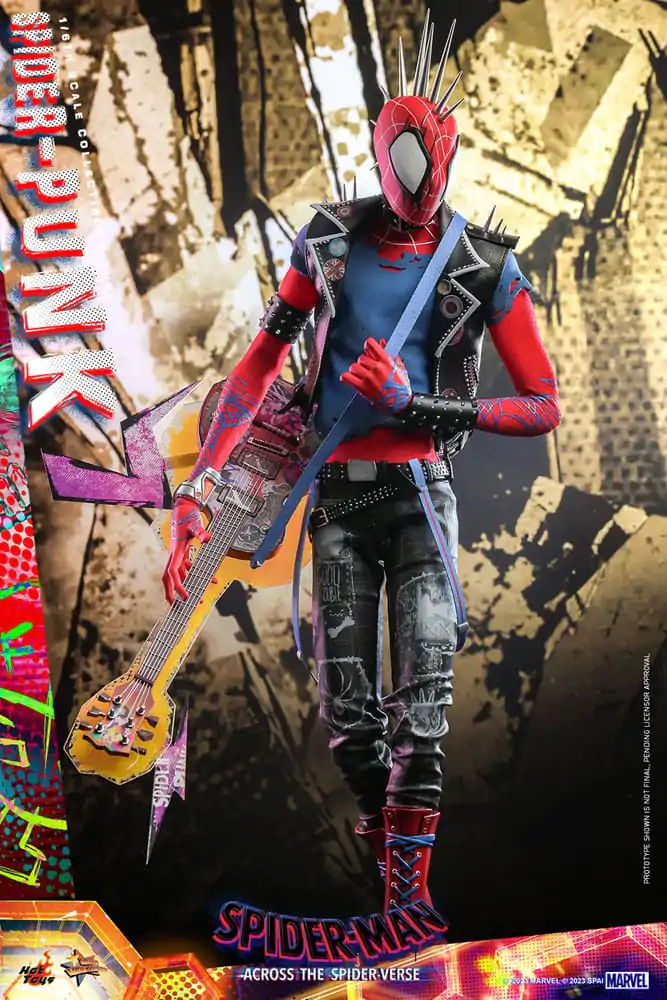 Spider-Man: Across the Spider-Verse Movie Masterpiece Action Figure 1/6 Spider-Punk 32 cm product photo