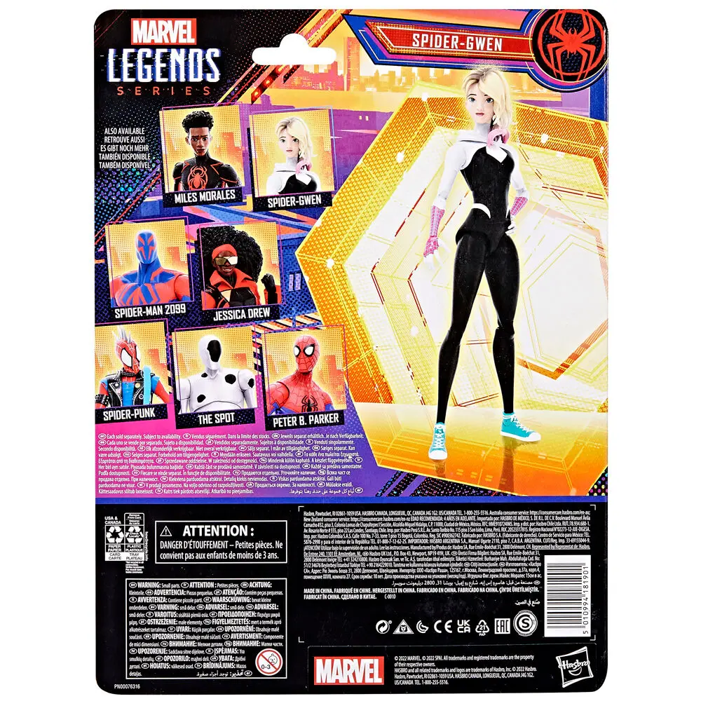 Spider-Man: Across the Spider-Verse Marvel Legends Action Figure Spider-Gwen 15 cm product photo