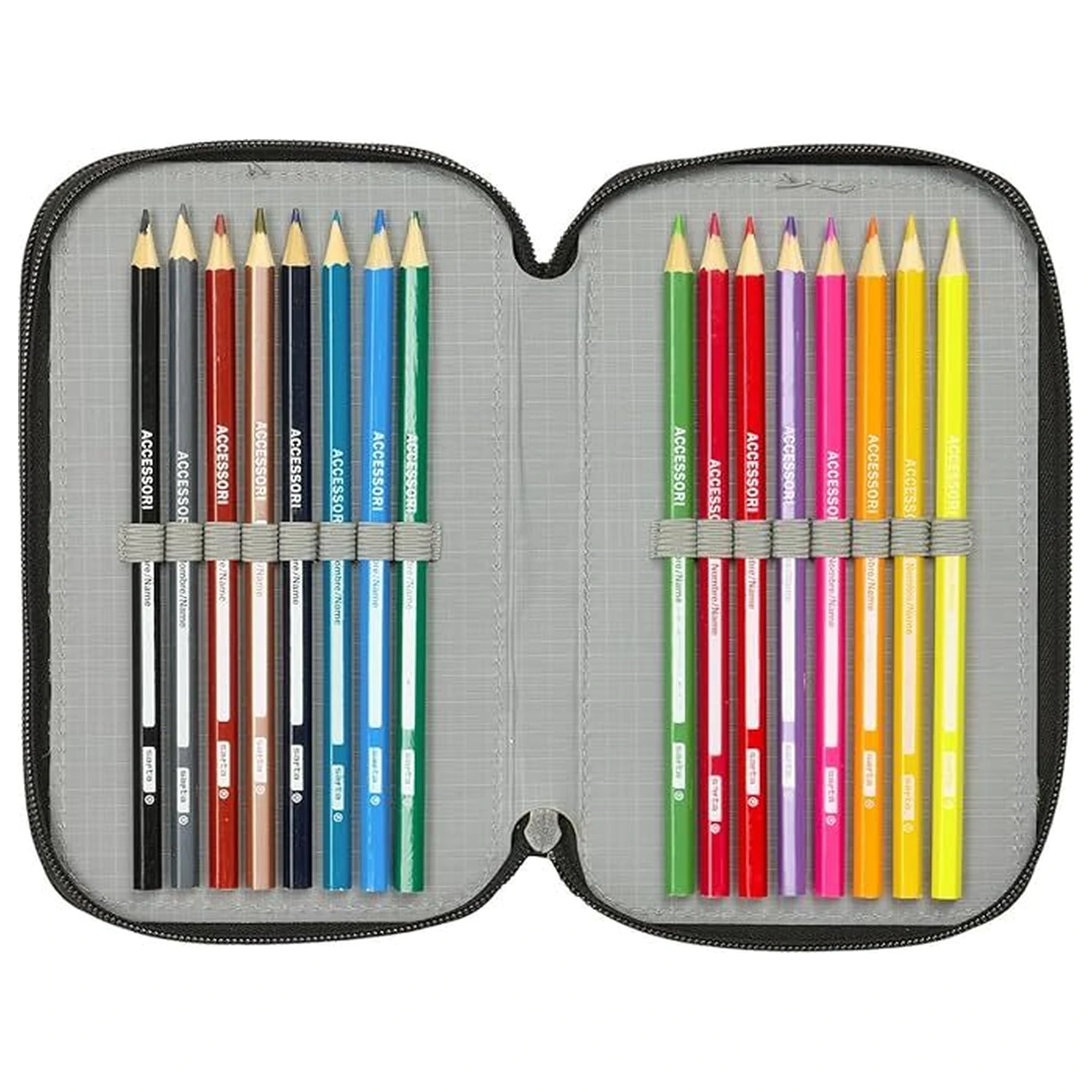 Marvel Spiderman Attack triple pencil case 37pcs product photo