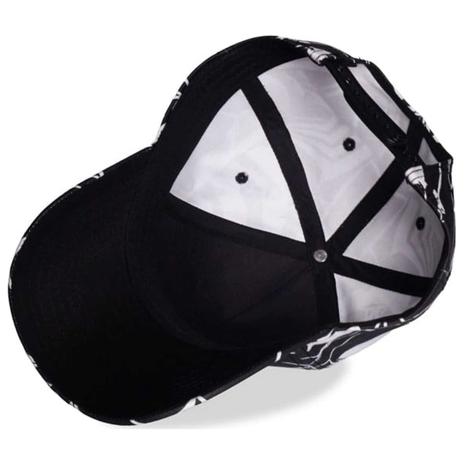 Spider-Man Baseball Cap Black & White All-over-Print product photo