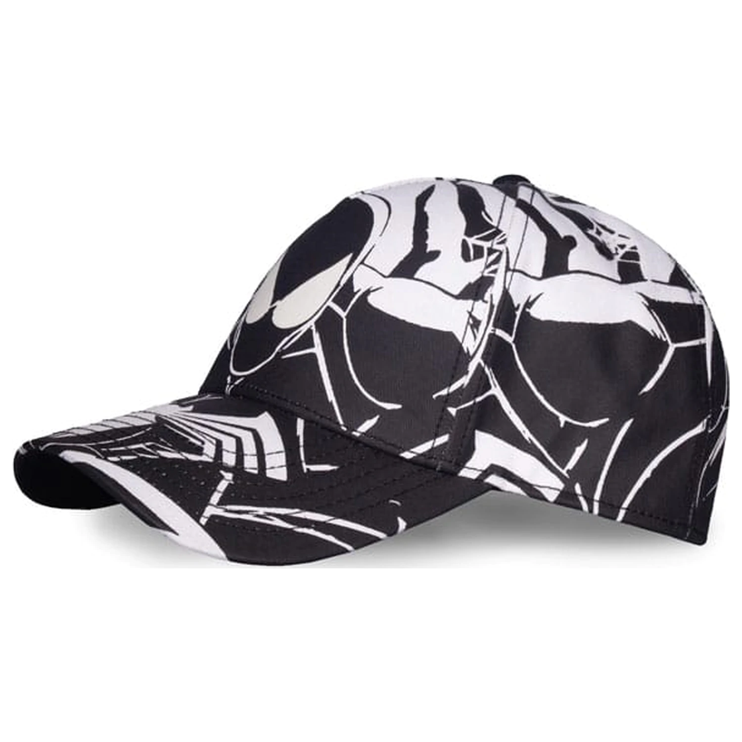Spider-Man Baseball Cap Black & White All-over-Print product photo