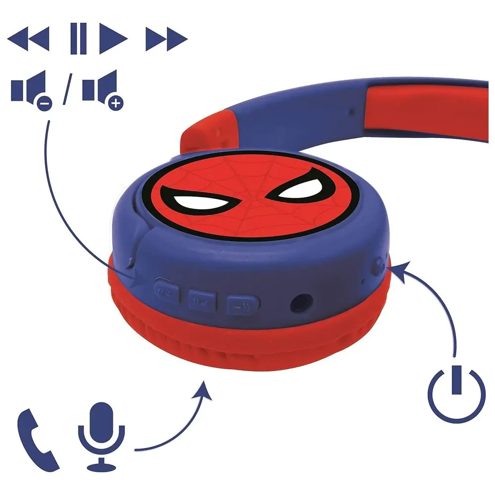 Marvel Spiderman Bluetooth wireless headphones termékfotó