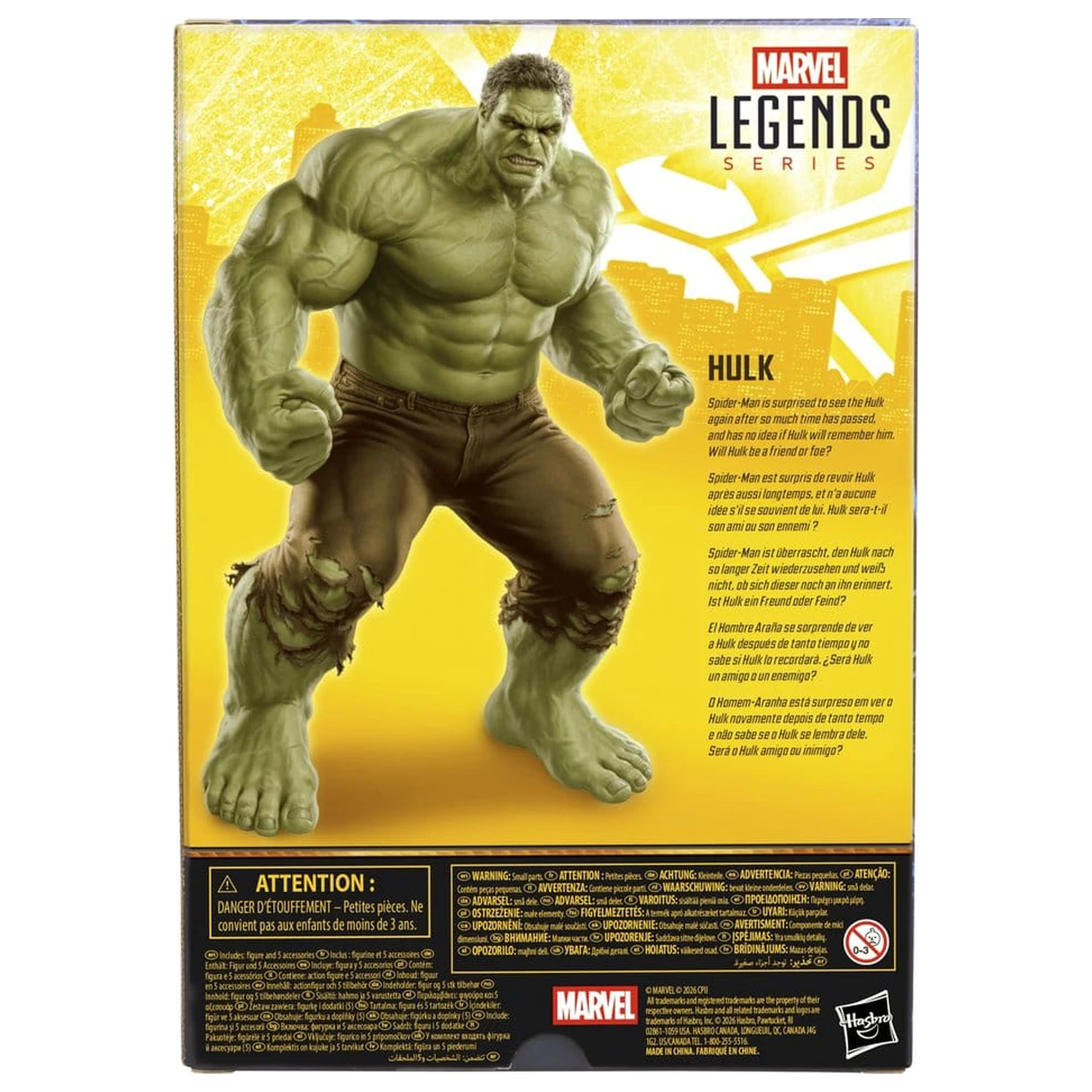 Spider-Man: Brand New Day Marvel Legends Action Figure Hulk 20 cm product photo