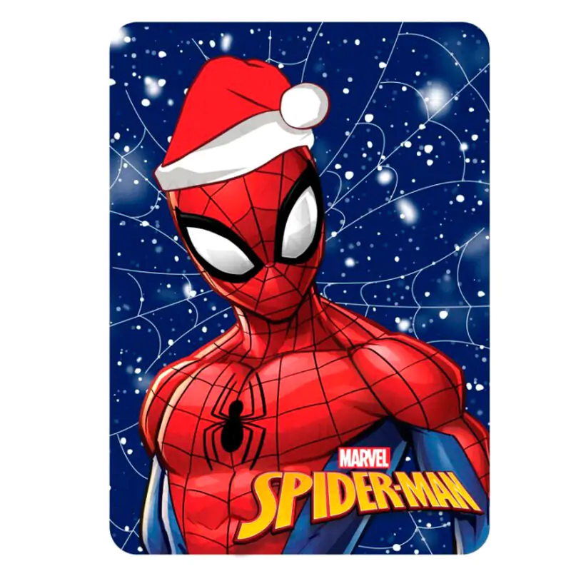 Marvel Spiderman Christmas polar blanket product photo