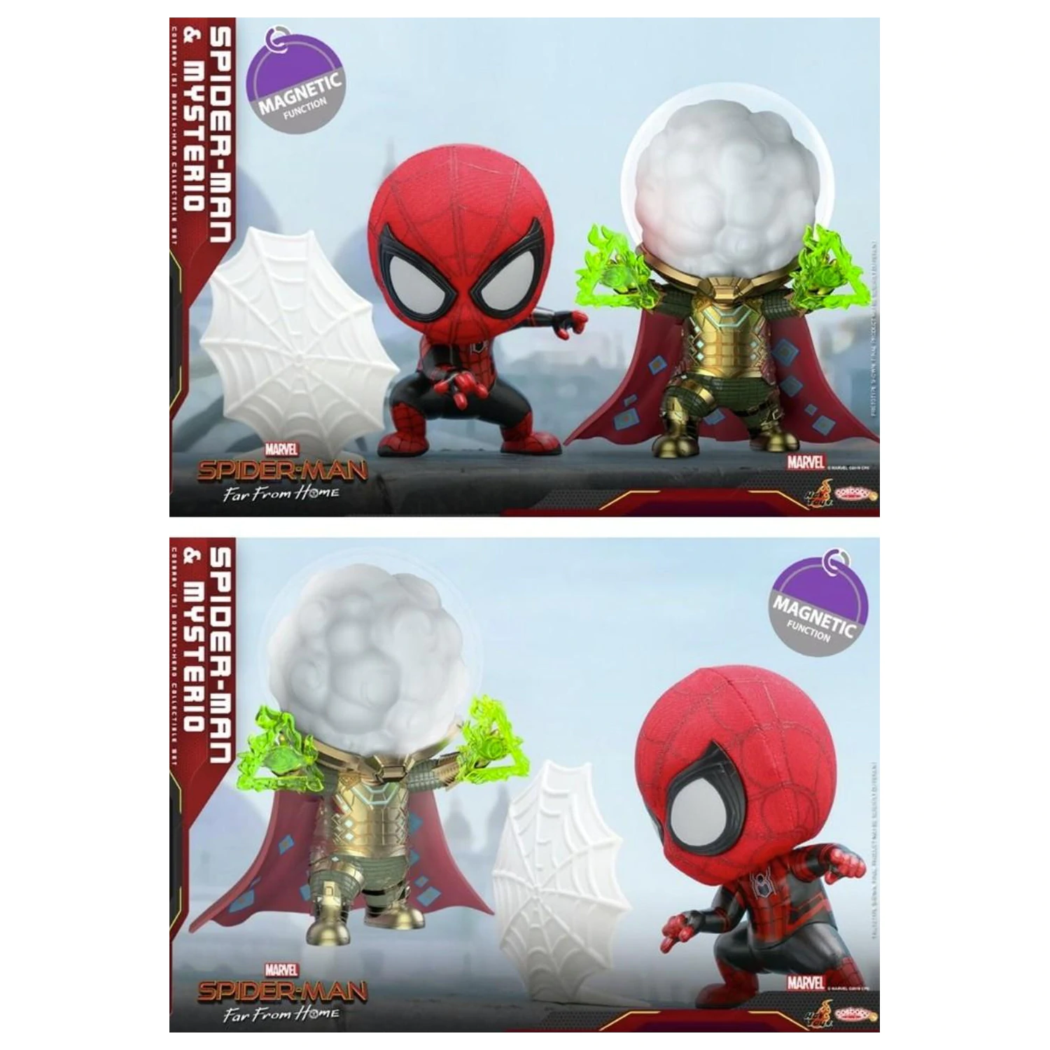 Spider-Man Cosbaby Wave 1 Spider-Man and Mysterio Set product photo