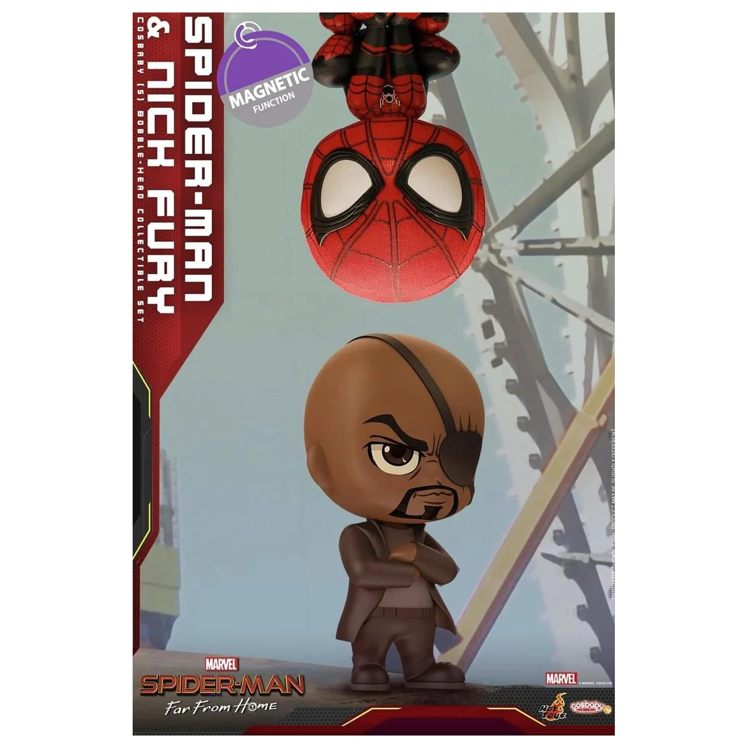 Spider-Man Cosbaby Wave 4 Spider-Man & Nick Fury Set product photo