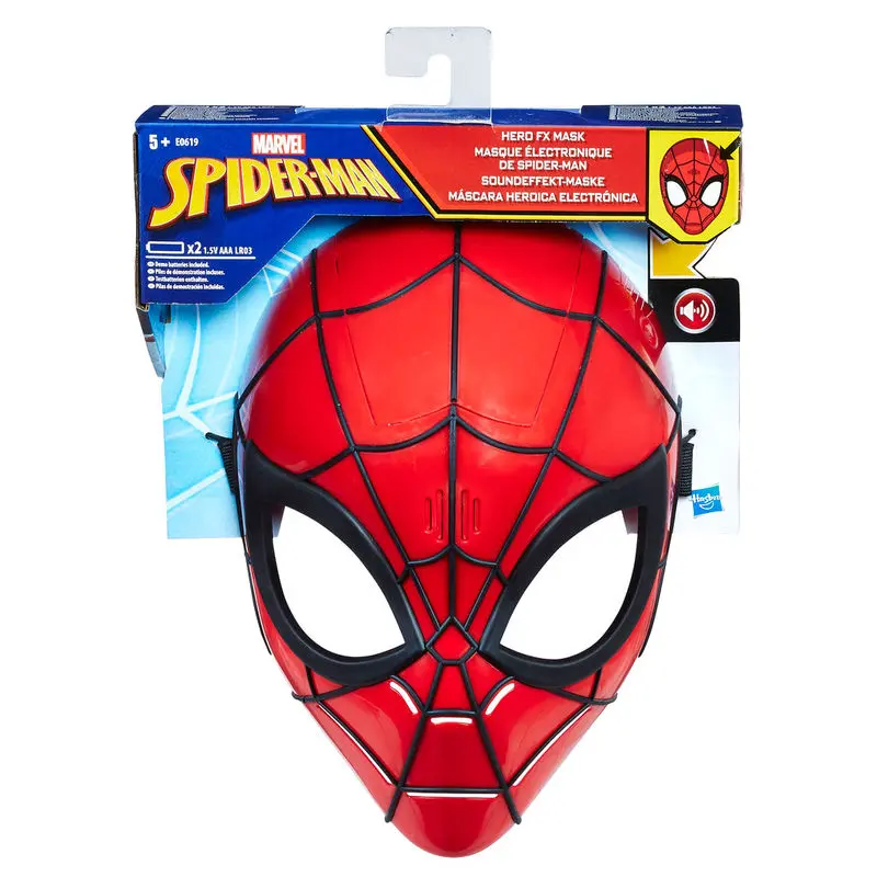 Marvel Spiderman electronic mask product photo