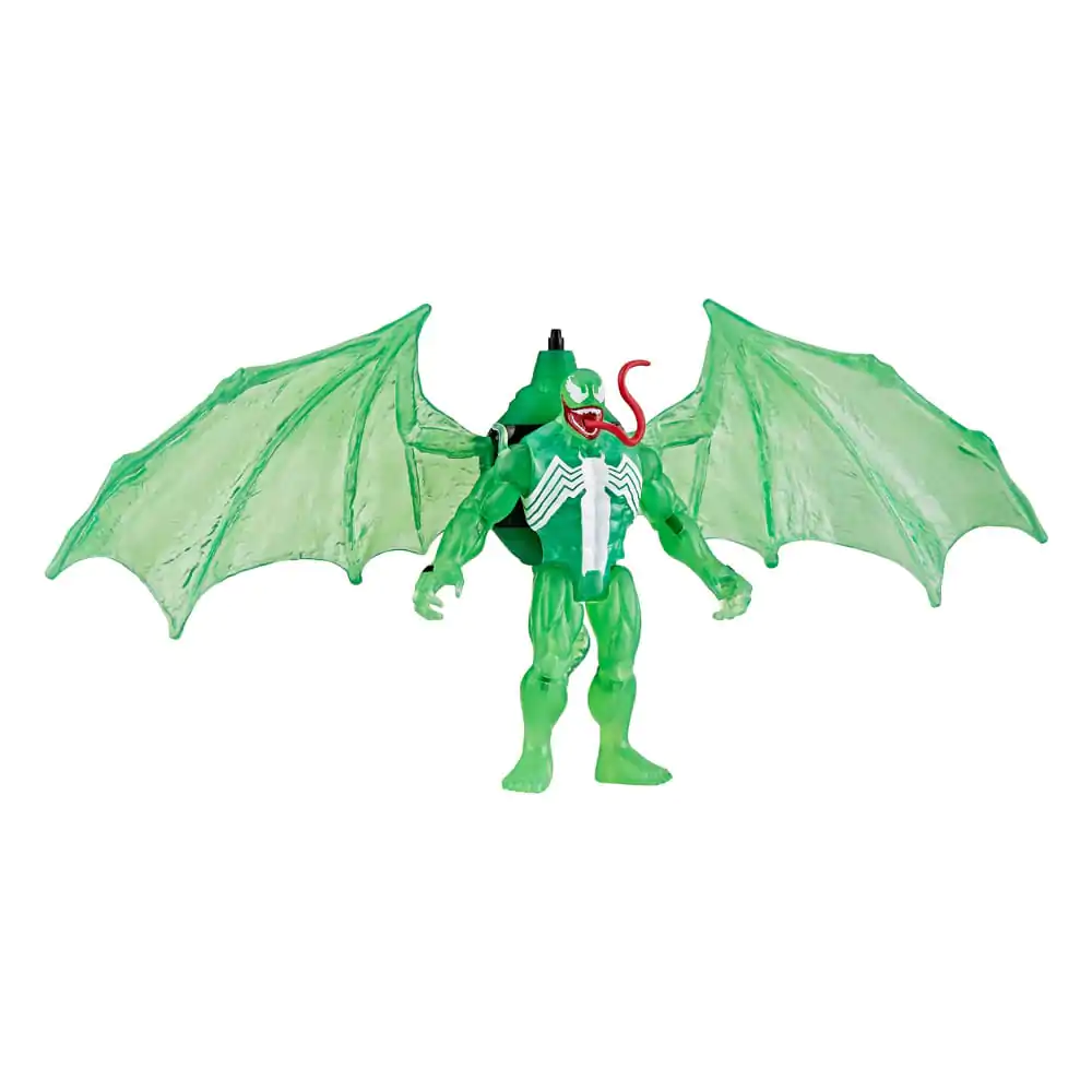 Spider-Man Epic Hero Series Web Splashers Action Figure Green Symbiote Hydro Wing Blast 10 cm product photo