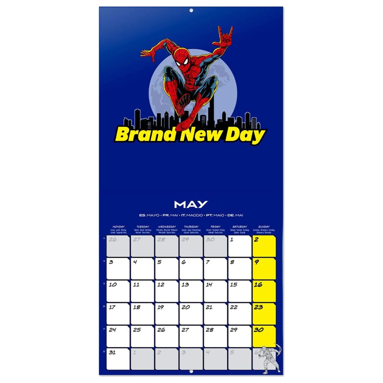 Spider-Man Wall Calendar 2027 30 x 30 cm product photo