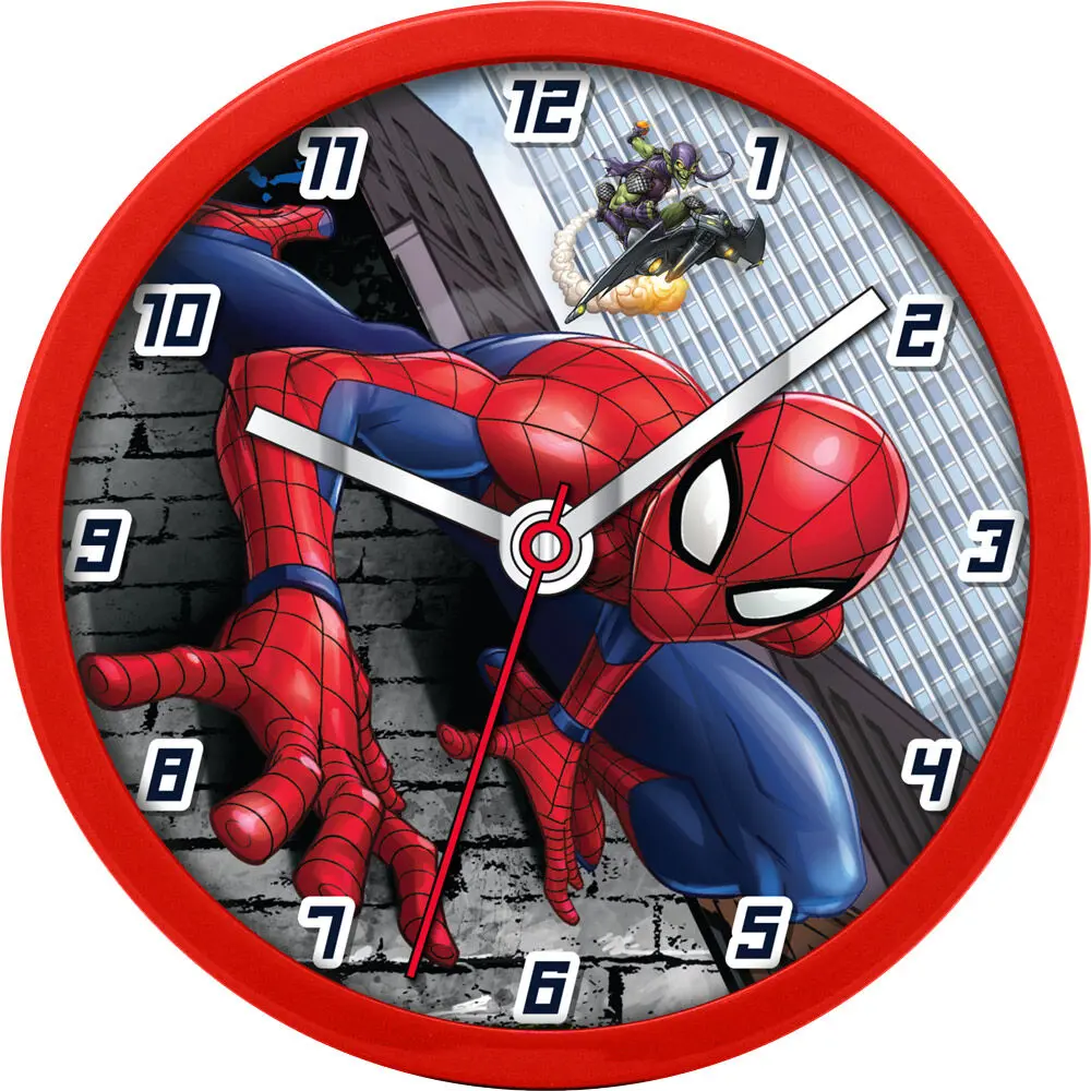 Marvel Spiderman wall clock termékfotó