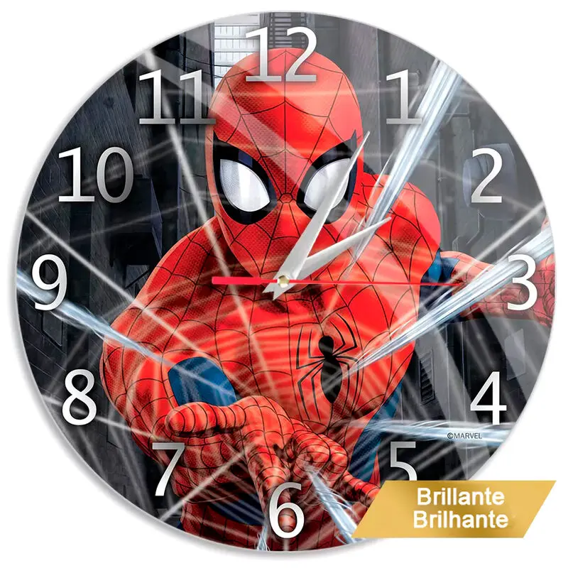 Marvel Spiderman wall clock termékfotó
