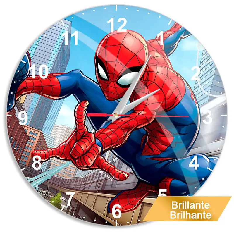 Marvel Spiderman wall clock termékfotó