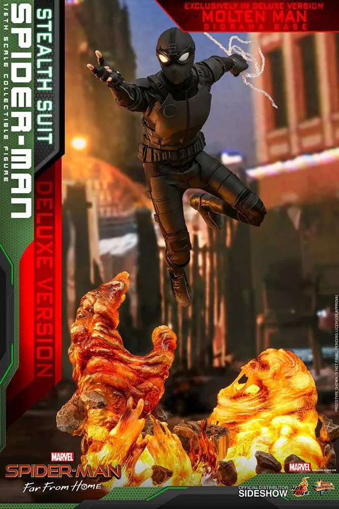 Spider-Man: Far From Home MM Action Figure 1/6 Spider-Man (Stealth Suit) Deluxe Version 29 cm product photo