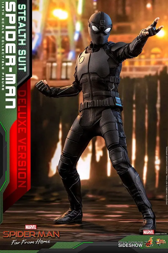 Spider-Man: Far From Home MM Action Figure 1/6 Spider-Man (Stealth Suit) Deluxe Version 29 cm product photo